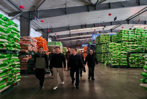 贺飞赴谷丰粮油批发市场调研 筑牢安全生产防线，确保粮油供应稳定